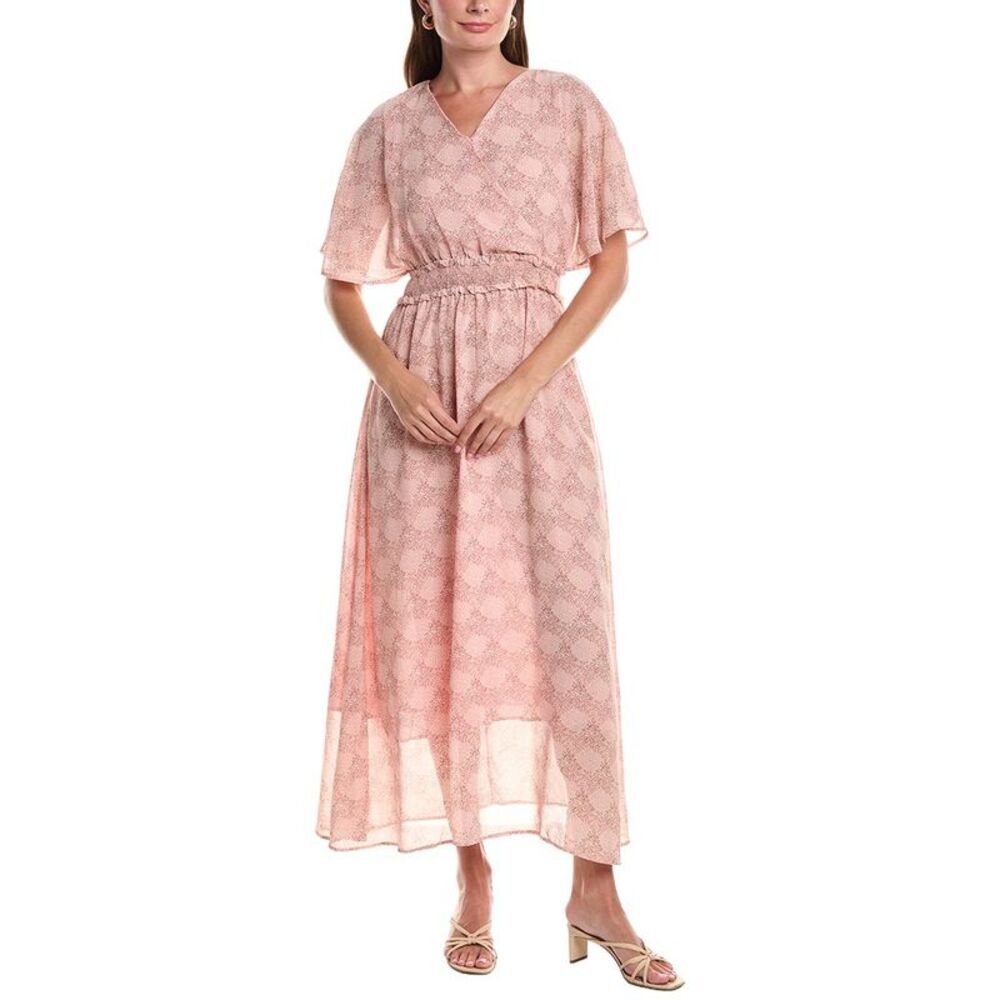 Marion Womens  Printed Maxi Dress, Pink